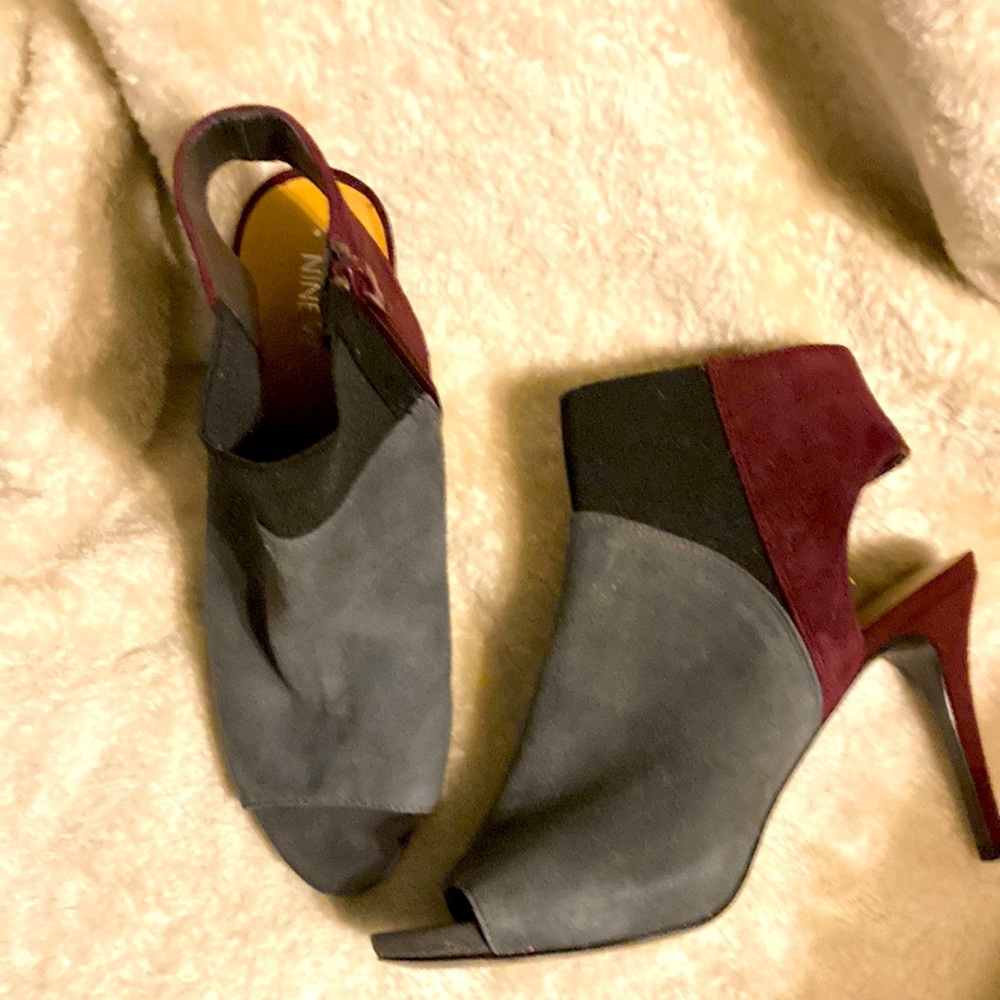Nine West suede heels